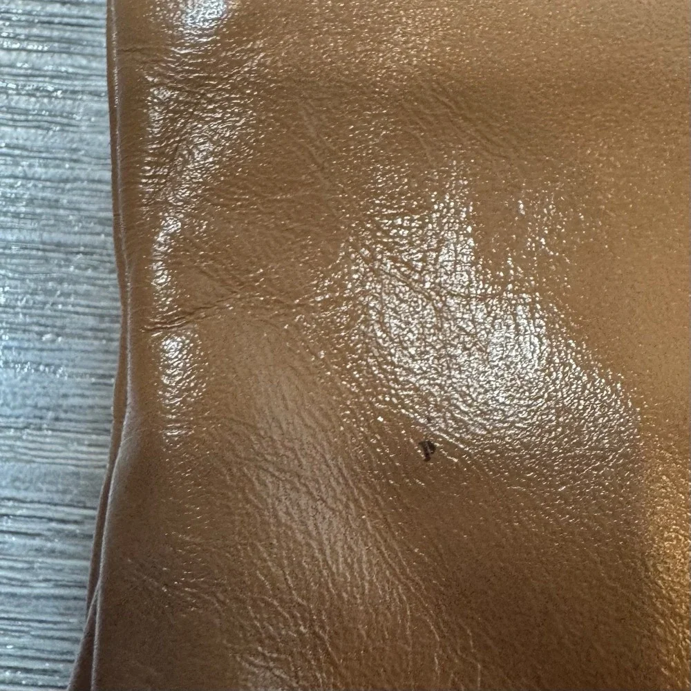 Vintage SAS Brown Leather Slouchy Flap Crossbody Shoulder Bag Purse USA Made Y2K